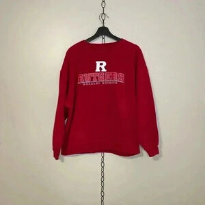 Vintage NCAA Rutgers Scarlet Knights  Spellout Crewneck